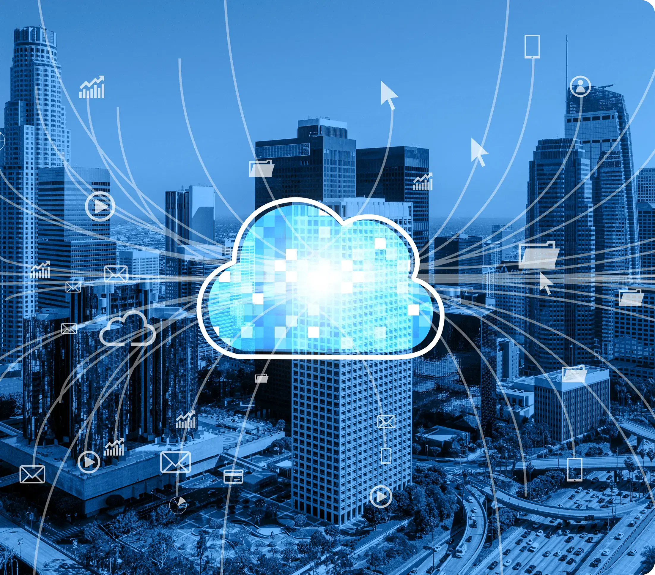 Cybersecurity team analyzing threats on digital screens